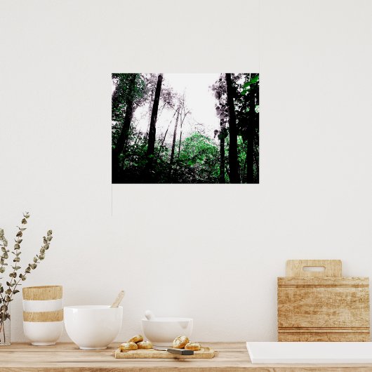 Poster Bouffées de vert (Cuisine)