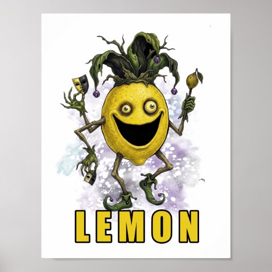 Poster Bouffon du Vide Ami Citron (Devant)