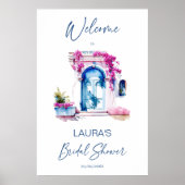 Poster Bougainvillea Douche nuptiale méditerranéenne bien (Devant)