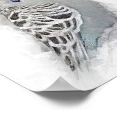 Poster Bougie adorable portant un portrait de Couronne à  (Coin)