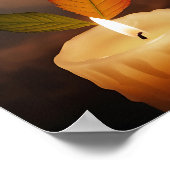 Poster Bougie avec cœur (Coin)