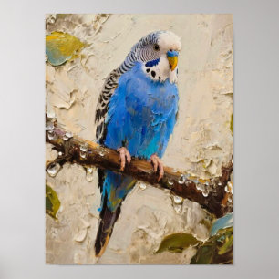Poster Bougie bleue