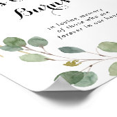 Poster Bougie de calligraphie géométrique dorée Ce pannea (Coin)