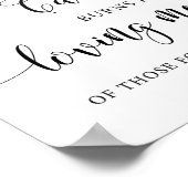 Poster Bougie de mariage à mémoire Ce cierge brûle Pannea (Coin)