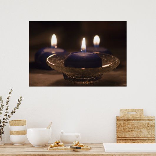 Poster Bougies (Cuisine)
