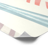 Poster Bougies d'anniversaire personnalisées simples (Coin)