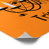 Poster Bougies et araignées d'Halloween (Coin)