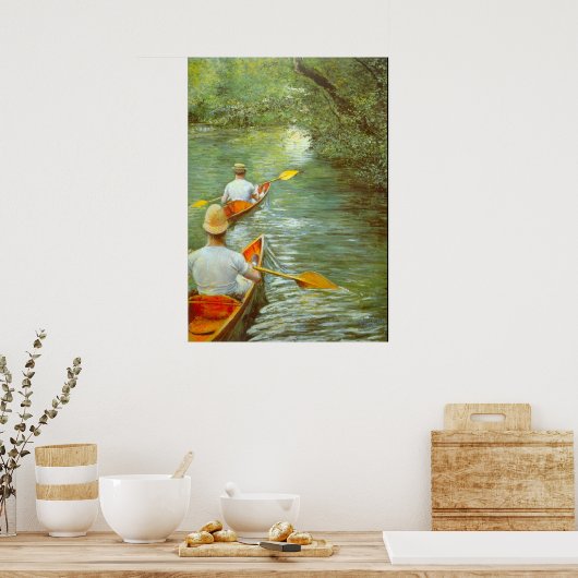 Poster Bougies par Gustave Caillebotte (Cuisine)