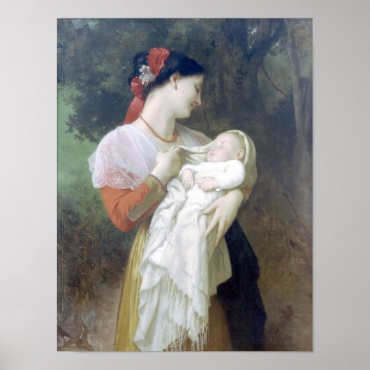 Poster Bouguereau - Amiration Maternelle (Devant)