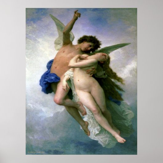 Poster Bouguereau Angel (Devant)