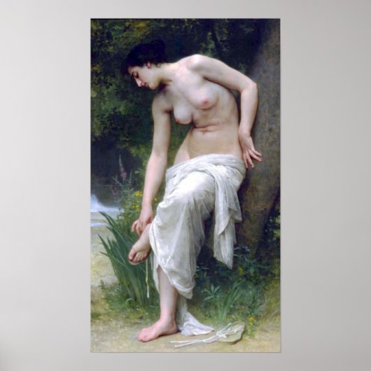 Poster Bouguereau - Apres Le Bain (Devant)