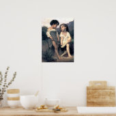Poster Bouguereau - Au Bord du Ruisseau (Cuisine)