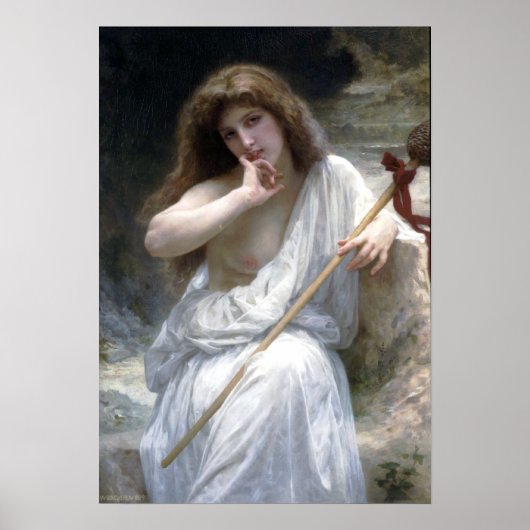 Poster Bouguereau - Bacchante (Devant)