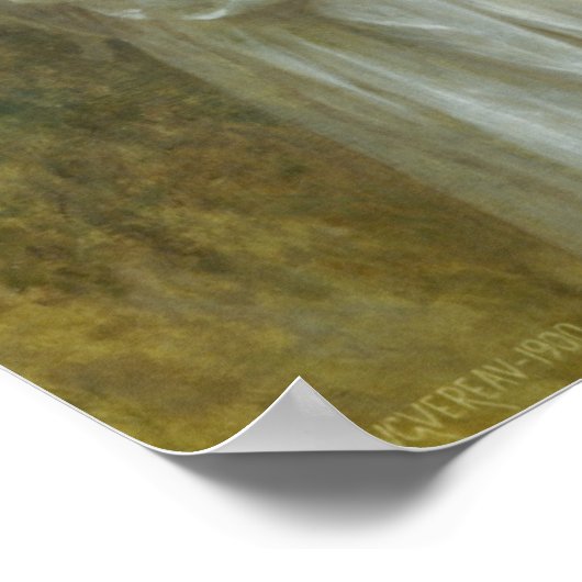 Poster Bouguereau - Branche de Laurier (Coin)