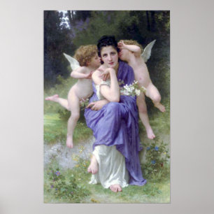 Poster Bouguereau - Chansons de Printemps