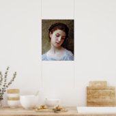 Poster Bouguereau - Chef D'Une Jeune Fille 1898 (Cuisine)