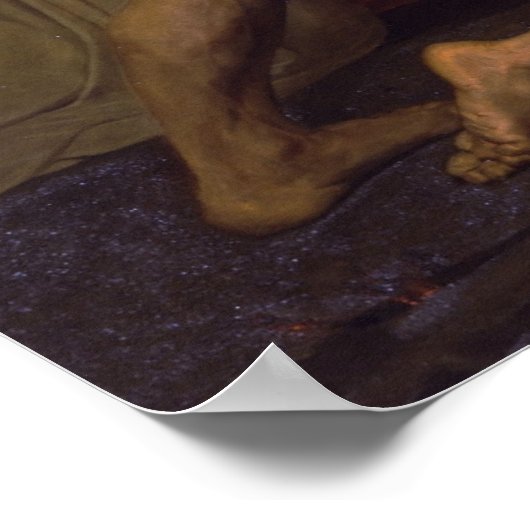 Poster Bouguereau-Dante Et Virgile En Enfer (Coin)