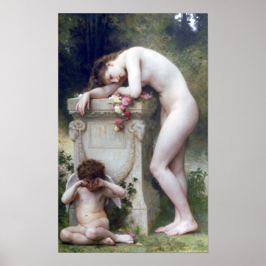 Poster Bouguereau - Douleur d'Amour (Devant)