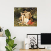 Poster Bouguereau - Faune et Bacchante (Bureau à domicile)