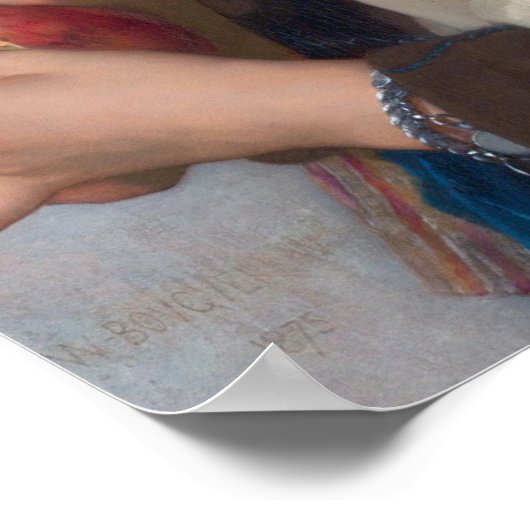 Poster Bouguereau - Fille À La Grenade (Coin)