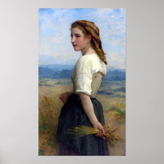 Poster Bouguereau - Glaneuse (Devant)