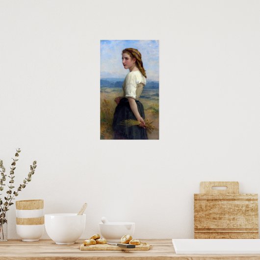 Poster Bouguereau - Glaneuse (Cuisine)