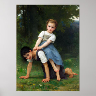 Poster Bouguereau - La balade à cheval
