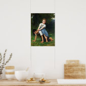 Poster Bouguereau - La balade à cheval (Cuisine)