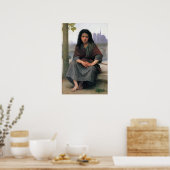 Poster Bouguereau - La Bohême 1890 (Cuisine)