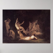 Poster Bouguereau - La Nymphee (Devant)