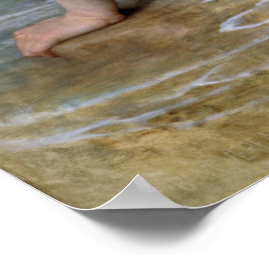 Poster Bouguereau - La Vague (Coin)