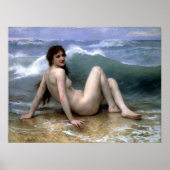 Poster Bouguereau - La Vague (Devant)