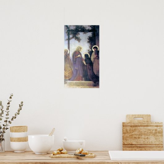 Poster Bouguereau - La Visitation (Cuisine)