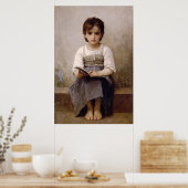 Poster Bouguereau - L'affiche de la leçon dure (Cuisine)