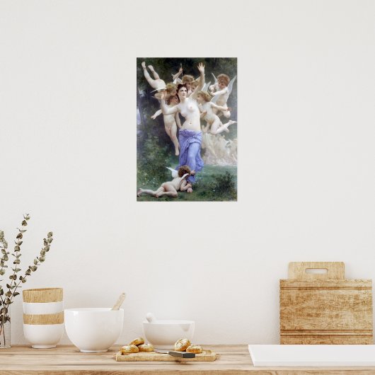 Poster Bouguereau - Le Guepie (Cuisine)
