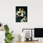 Poster Bouguereau - Le Secret 1876 (Bureau à domicile)