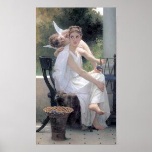 Poster Bouguereau - Le Travail Interrompu