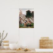 Poster Bouguereau - Les Oreades, 1902 (Cuisine)