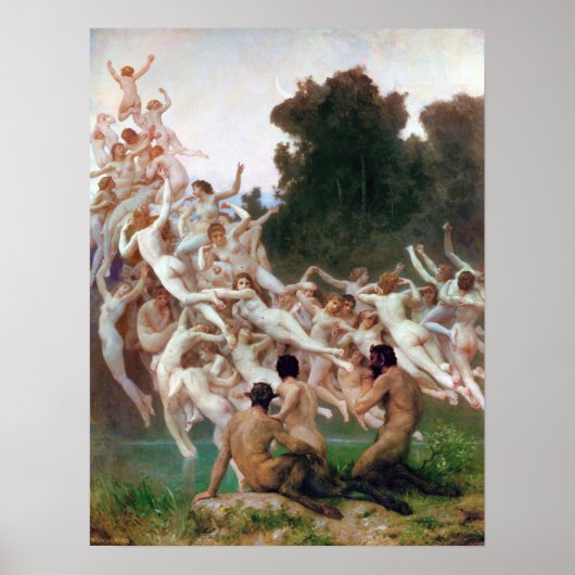 Poster Bouguereau - Les Oreades, 1902 (Devant)