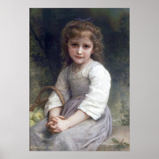 Poster Bouguereau - Les Pommes (Devant)
