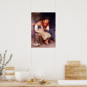 Poster Bouguereau - Little Sulky 1888 (Cuisine)