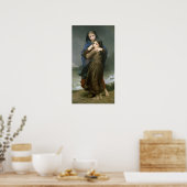 Poster Bouguereau - Loin De Chez Lui 1874 (Cuisine)
