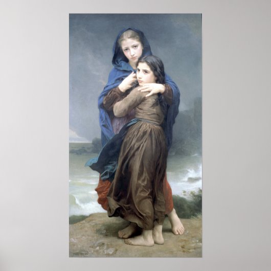 Poster Bouguereau - L'Orage (Devant)
