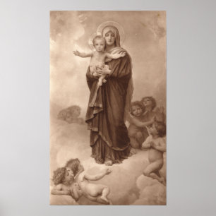 Poster Bouguereau - Notre-Dame des Anges
