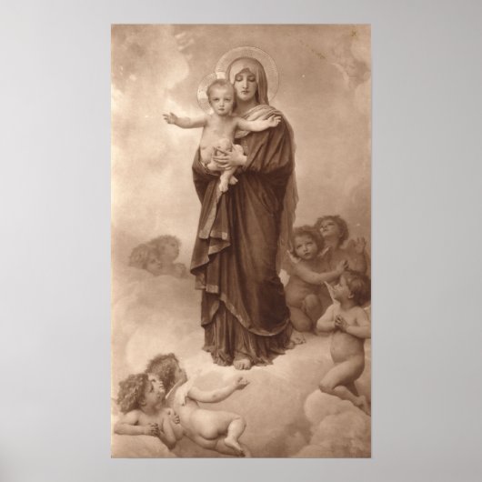 Poster Bouguereau - Notre-Dame des Anges (Devant)