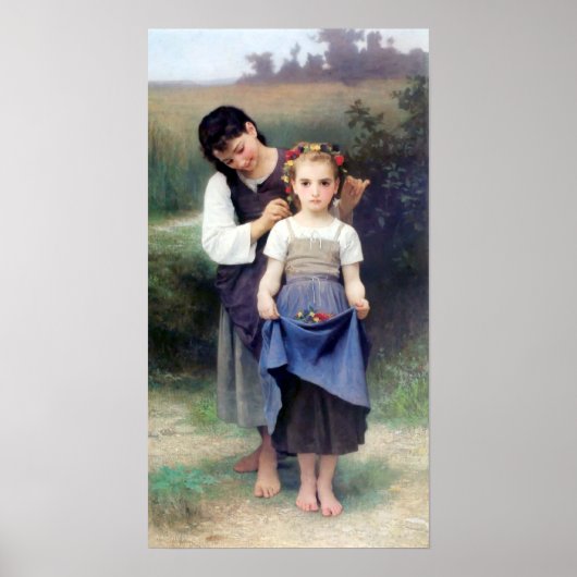Poster Bouguereau - Parure des Champs (Devant)