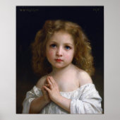 Poster Bouguereau - Petite fille (Devant)