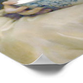 Poster Bouguereau - Petite Fille au Bol Bleu (Coin)