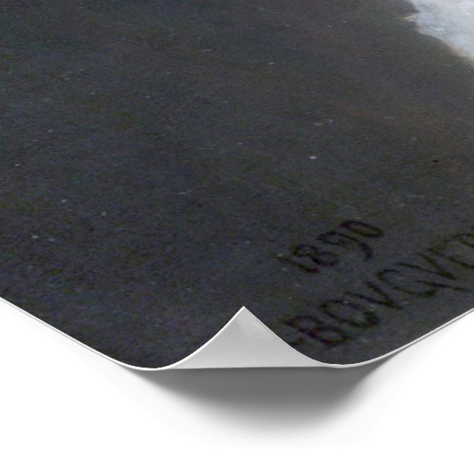 Poster Bouguereau - Portrait de Gabrielle Cot (Coin)