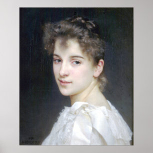 Poster Bouguereau - Portrait de Gabrielle Cot